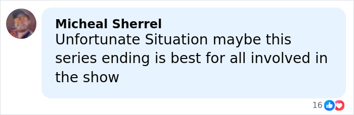 Comment by Micheal Sherrel discussing the complex relationship of Millie Bobby Brown and David Harbour amid allegations.