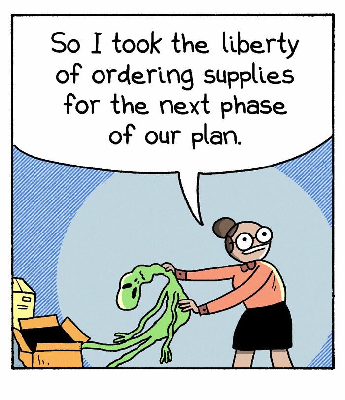 War and Peas comic panel with characters discussing the need to submit findings to avoid losing funding in a lab setting.