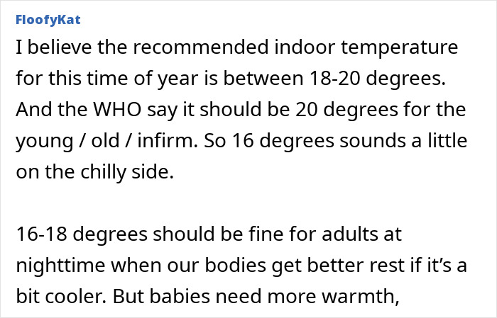 MIL Complains Couple's House Is Too Cold For Newborn, Stubborn DIL Gets Reality Check From Netizens MIL Complains Couple's House Is Too Cold For Newborn, Stubborn DIL Gets Reality Check From Netizens