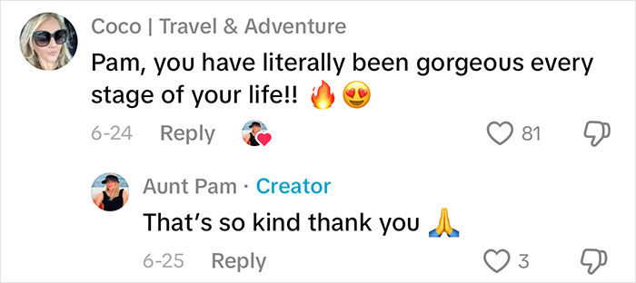 Woman shares her aging progress and appearance after getting a facelift at 70 years old in a social media comment. Woman shares her aging progress and appearance after getting a facelift at 70 years old in a social media comment.