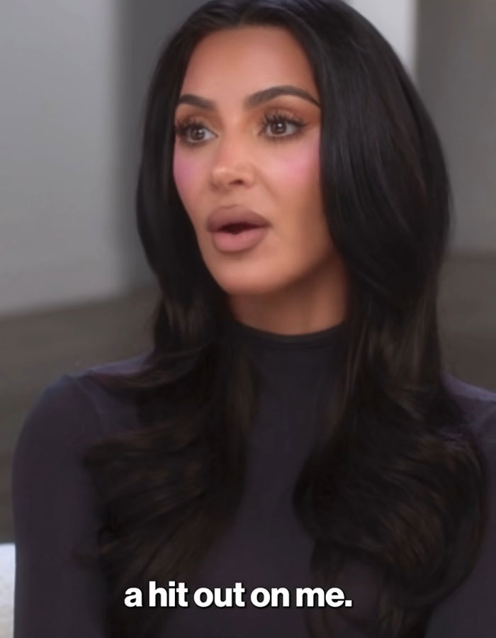 Kim Kardashian speaking in a close-up shot, discussing her excuses for failing the bar exam so far. Kim Kardashian speaking in a close-up shot, discussing her excuses for failing the bar exam so far.