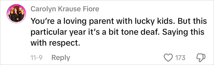 Comment on social media criticizing consumerism as a mom goes viral for an insane amount of gifts for her kids.