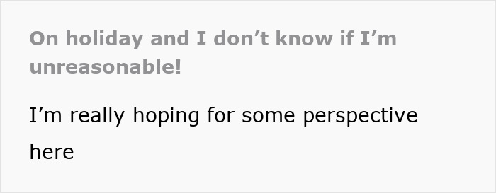 Text post with a gray headline about holiday concerns and a statement seeking perspective on suspicion toward wife’s friend. Text post with a gray headline about holiday concerns and a statement seeking perspective on suspicion toward wife’s friend.
