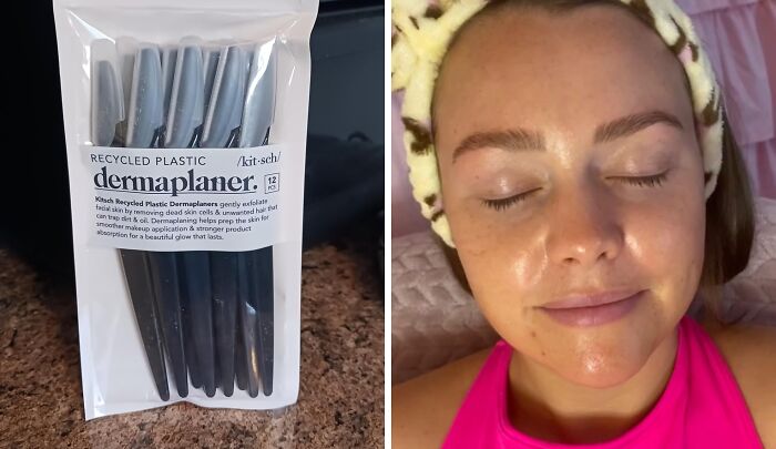  The Faint Little Mustache That You Pretend Doesn't Exist Will Finally Be Your Little Secret Thanks To This Kitsch Dermaplane Razor 