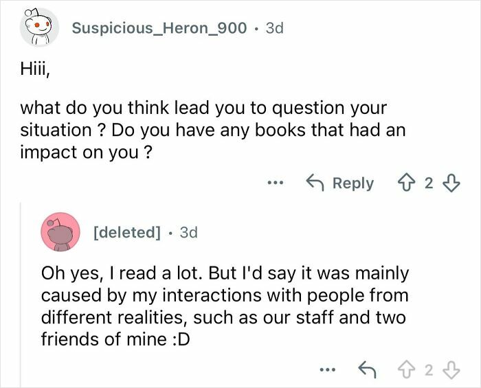 Reddit Q&A featuring a discussion about questioning privilege and experiences growing up ultra-privileged and isolated.