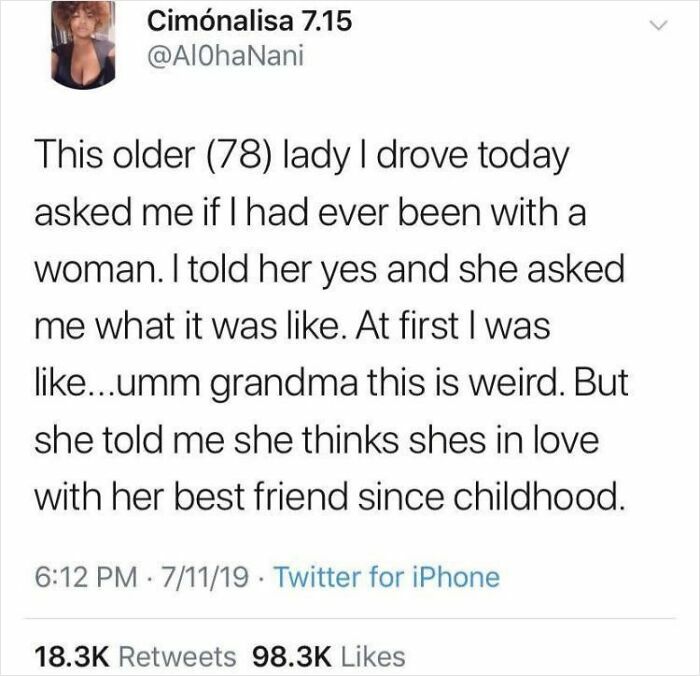 Older woman shares her story about love, highlighting touching moments that restore faith in humanity among strangers.