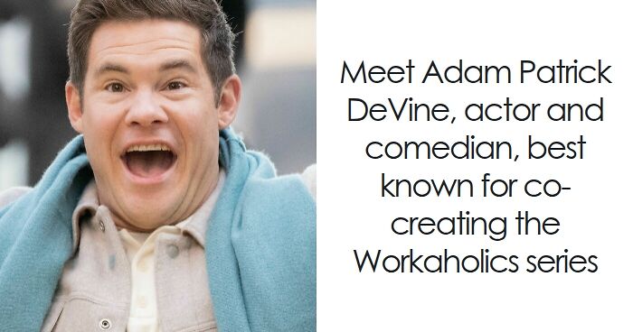 Adam DeVine smiling outdoors, known actor and comedian co-creating the Workaholics series in a casual outfit