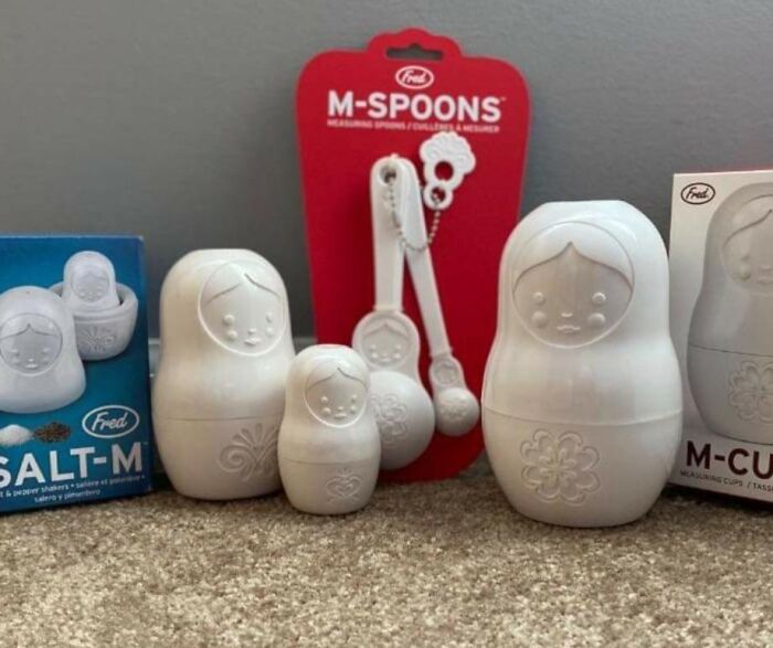  The Clown Car Of Your Kitchen Drawer Has Arrived And It's A Set Of Nesting Roll Measuring Cups 