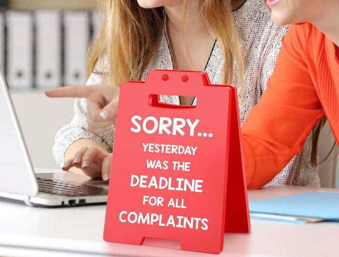  The One Thing That Says What Everyone's Thinking But In A Totally Hr-Approved Way Is A Funny Desktop Sign 