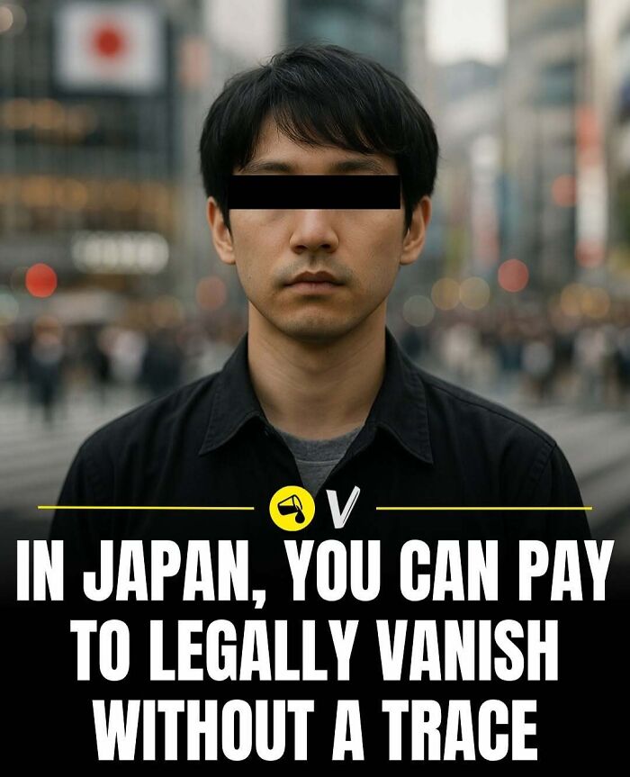 Young man in an urban setting highlighting a fact about legal ways to vanish without a trace in Japan for Spill Now content.