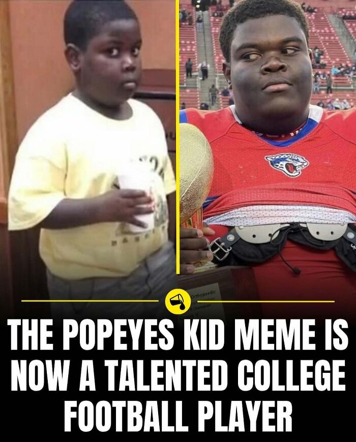 Before and after images of a talented college football player featured in spill now photos and facts.