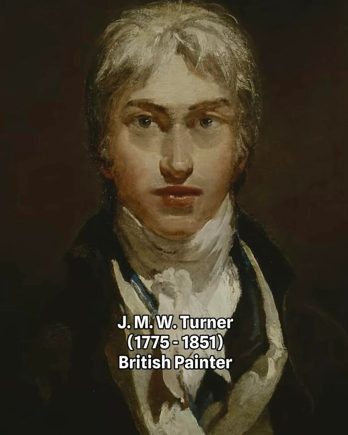Portrait of J.M.W. Turner, a notable person born in the 1700s who lived long enough to be photographed. Portrait of J.M.W. Turner, a notable person born in the 1700s who lived long enough to be photographed.