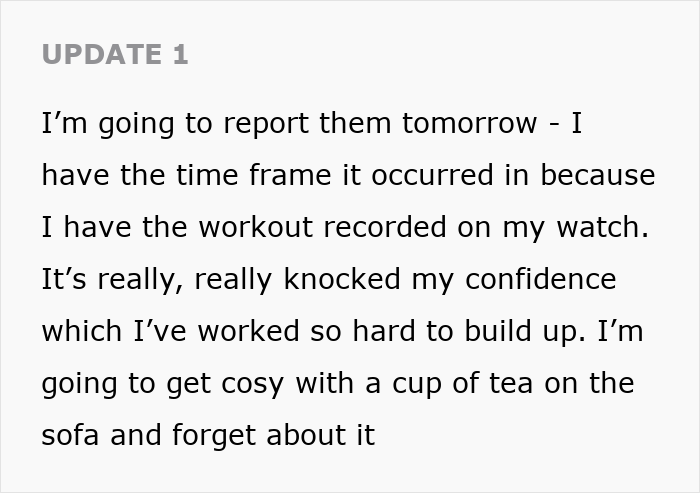 Obese Woman Gets Humiliated In The Gym, Feels Better When The Bullies Get Banned