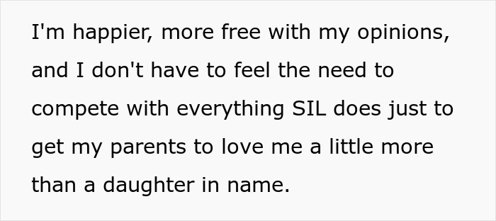 Text excerpt from a woman expressing freedom after stealing and publishing SIL’s book but losing her earnings.