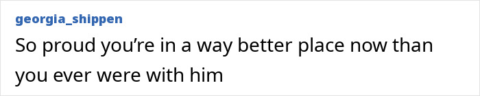 Text post by user georgia_shippen expressing pride in someone being in a better place than before amid Alison Sudol and David Harbour backlash Text post by user georgia_shippen expressing pride in someone being in a better place than before amid Alison Sudol and David Harbour backlash