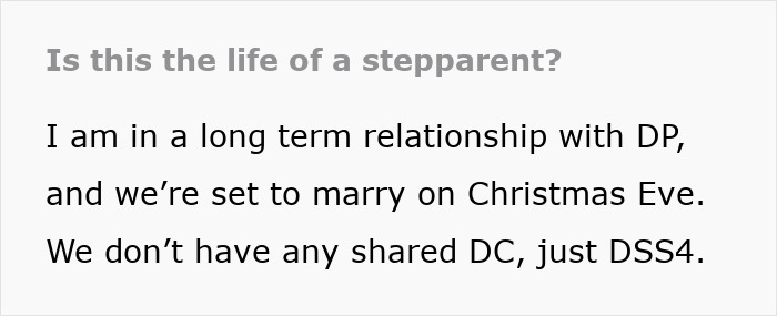 Text about a long-term relationship and stepparenting challenges related to ungrateful husband support in parenting.