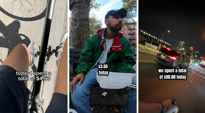 Comedian navigating NYC life on a tight budget, showing daily expenses and challenges staying within 100 dollars. Comedian navigating NYC life on a tight budget, showing daily expenses and challenges staying within 100 dollars.