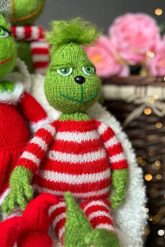 #4 Grinch Knitting Pattern By Ola Oslopova - Olaknittedbears