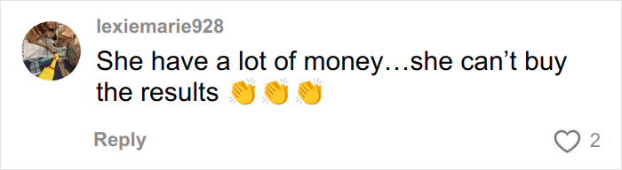 Screenshot of a social media comment discussing Kim Kardashian's excuses for failing the bar exam and fans' reactions. Screenshot of a social media comment discussing Kim Kardashian's excuses for failing the bar exam and fans' reactions.