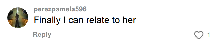 Comment on social media by user perezpamela596 saying Finally I can relate to her, relating to Kim Kardashian's excuses for failing the bar exam. Comment on social media by user perezpamela596 saying Finally I can relate to her, relating to Kim Kardashian's excuses for failing the bar exam.