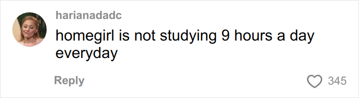 Social media comment about Kim Kardashian not studying enough as an excuse for failing the bar exam shared online. Social media comment about Kim Kardashian not studying enough as an excuse for failing the bar exam shared online.