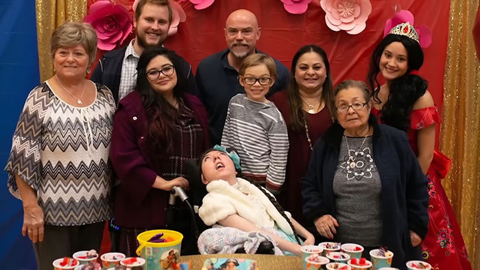 Family celebrates woman born without most of her brain on her 20th birthday, sparking a heartfelt and heated debate. Family celebrates woman born without most of her brain on her 20th birthday, sparking a heartfelt and heated debate.