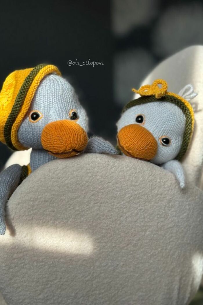 A Knitted Goose For Christmas: Here's My Goose Toy Knitting Patterns