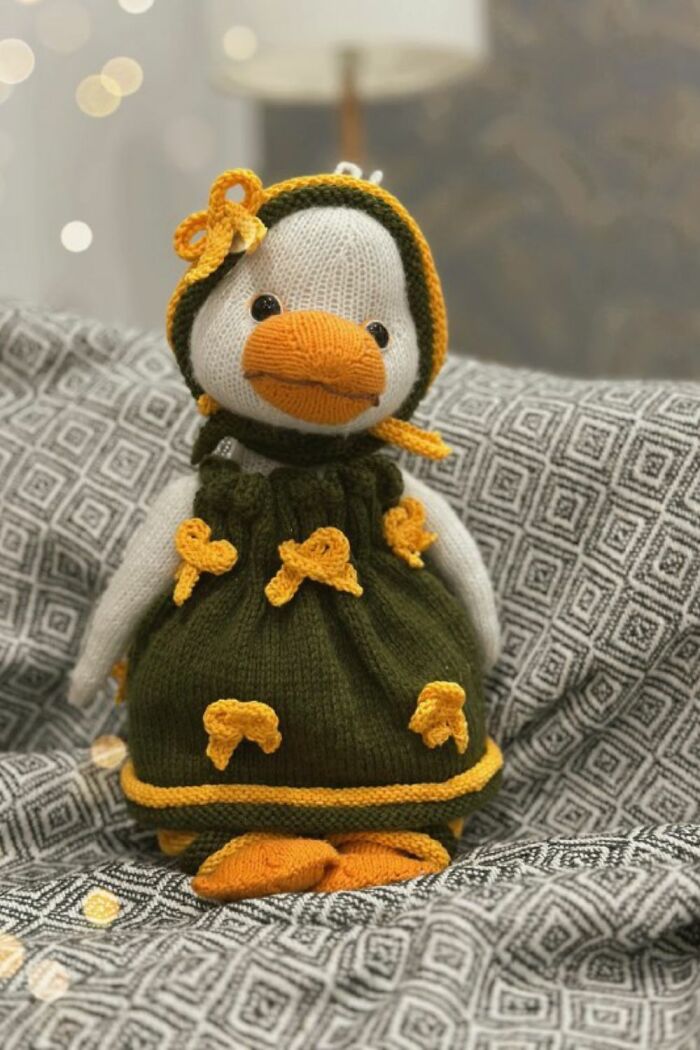 A Knitted Goose For Christmas: Here's My Goose Toy Knitting Patterns