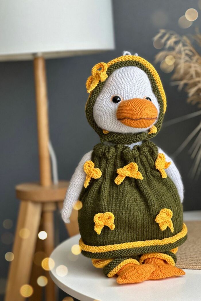 A Knitted Goose For Christmas: Here's My Goose Toy Knitting Patterns