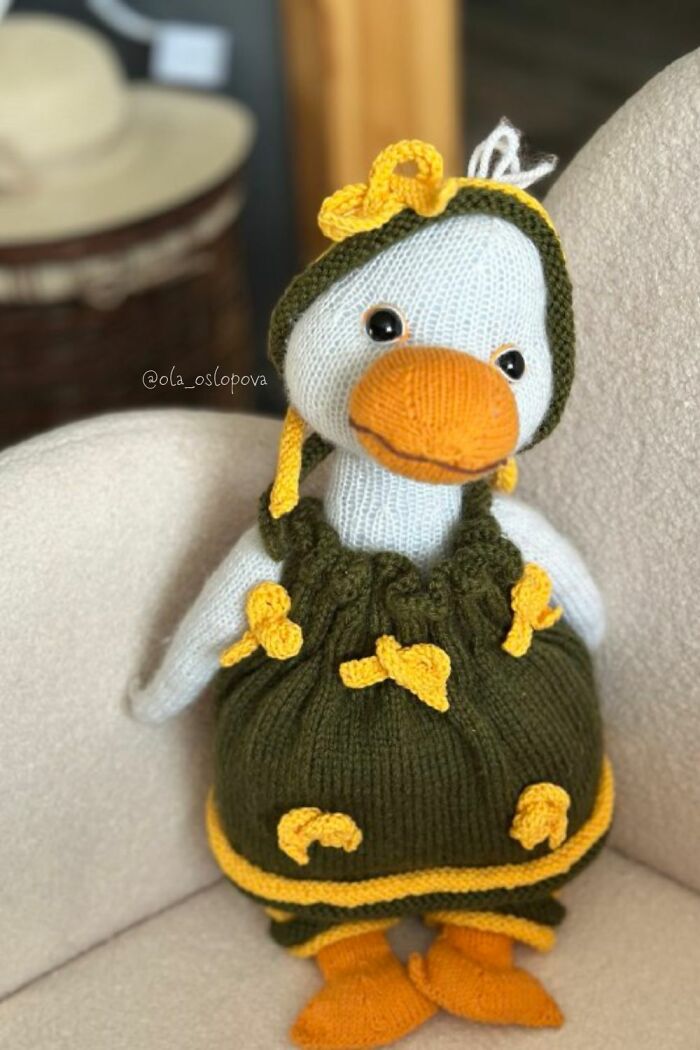 A Knitted Goose For Christmas: Here's My Goose Toy Knitting Patterns