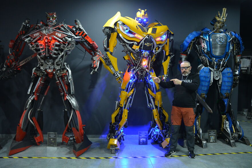 This Polish Artist Sebastian Kucharski Turns Scrap Metal Into Epic Sci-Fi Sculptures