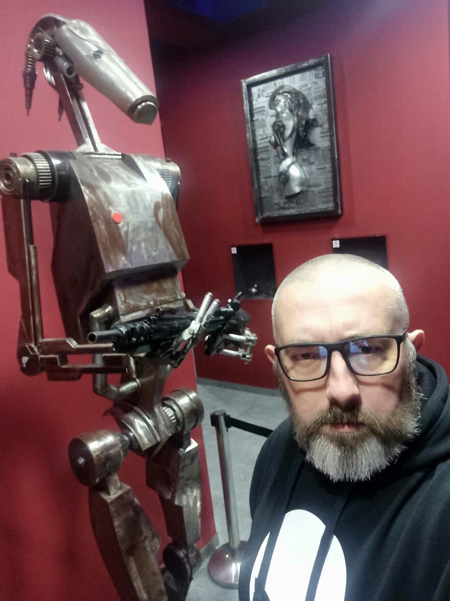 This Polish Artist Sebastian Kucharski Turns Scrap Metal Into Epic Sci-Fi Sculptures