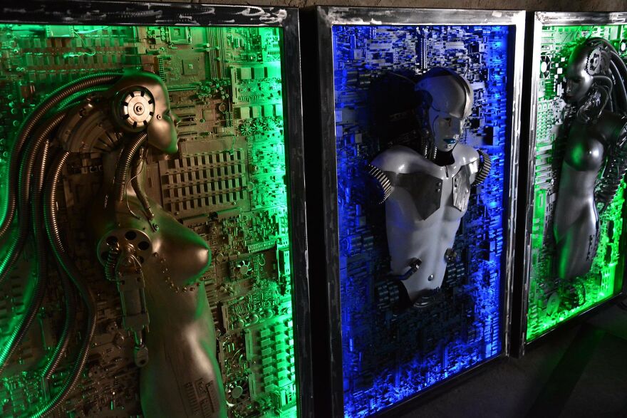 This Polish Artist Sebastian Kucharski Turns Scrap Metal Into Epic Sci-Fi Sculptures