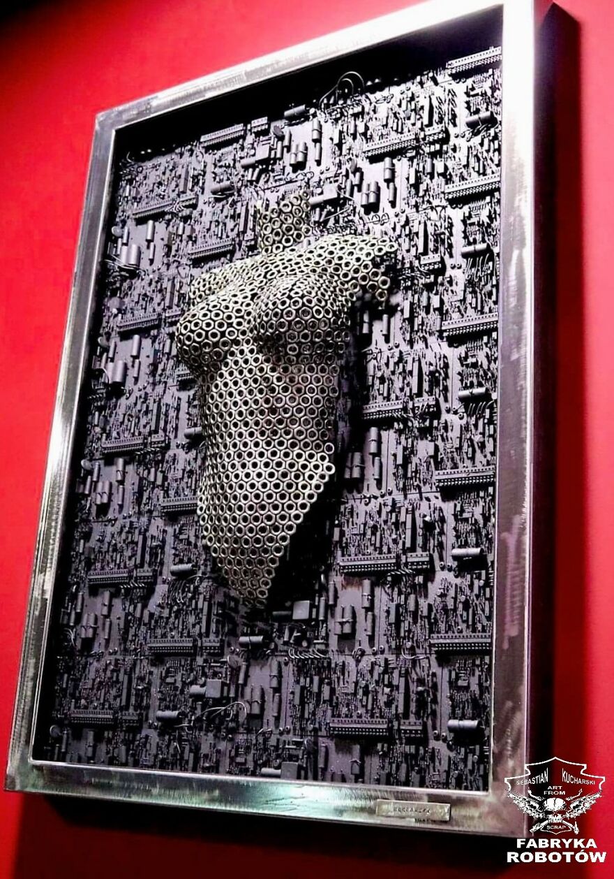 This Polish Artist Sebastian Kucharski Turns Scrap Metal Into Epic Sci-Fi Sculptures