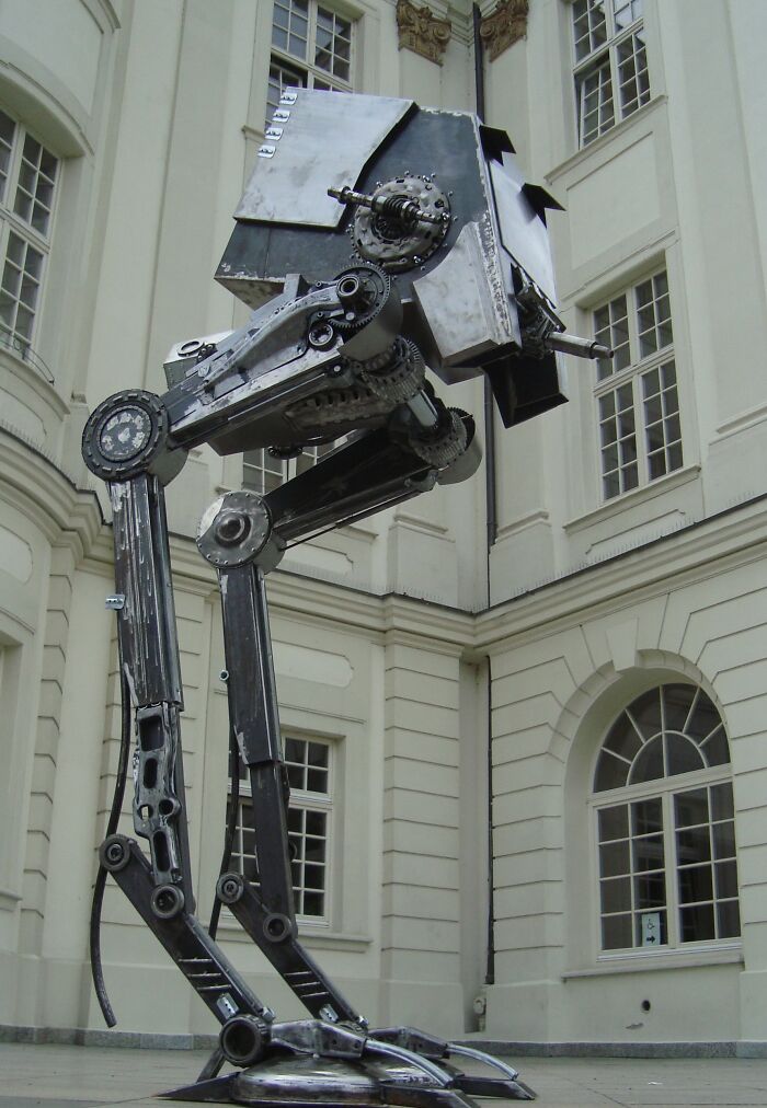 This Polish Artist Sebastian Kucharski Turns Scrap Metal Into Epic Sci-Fi Sculptures