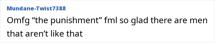 Text post saying Omfg the punishment fml so glad there are men that aren’t like that, discussing Jennifer Lawrence confessing male co-stars punished her. Text post saying Omfg the punishment fml so glad there are men that aren’t like that, discussing Jennifer Lawrence confessing male co-stars punished her.