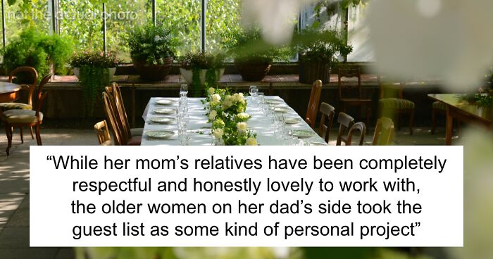 Hey Pandas, AITA For Telling My Partner’s Family They Cannot Use My Wedding As A Community Event?