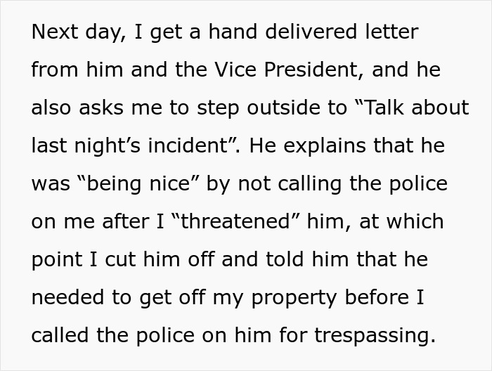 Handwritten letter from stalkerish HOA president and Vice President demanding a talk about incident involving trespassing and threats. Handwritten letter from stalkerish HOA president and Vice President demanding a talk about incident involving trespassing and threats.