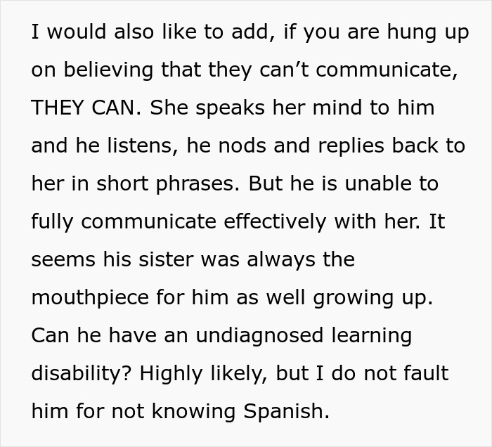 Text discussing a man who houses and supports his in-laws and challenges when the mother-in-law cuts his wife out of the will. Text discussing a man who houses and supports his in-laws and challenges when the mother-in-law cuts his wife out of the will.