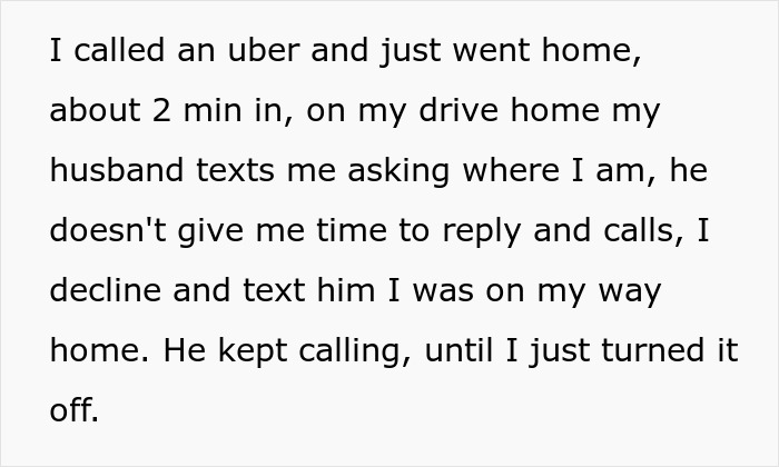 Text describing a woman attempting to drive a wedge between brother and his wife to help her bestie get him back.