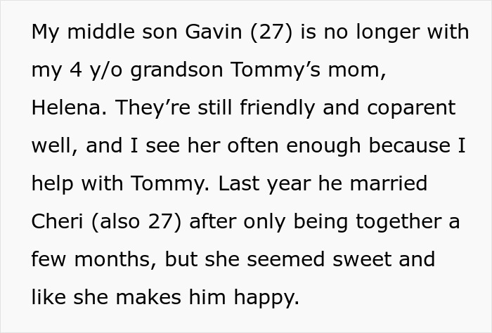 Jealous wife confronts hubby’s mom over pictures of his ex in her house, demanding their removal.