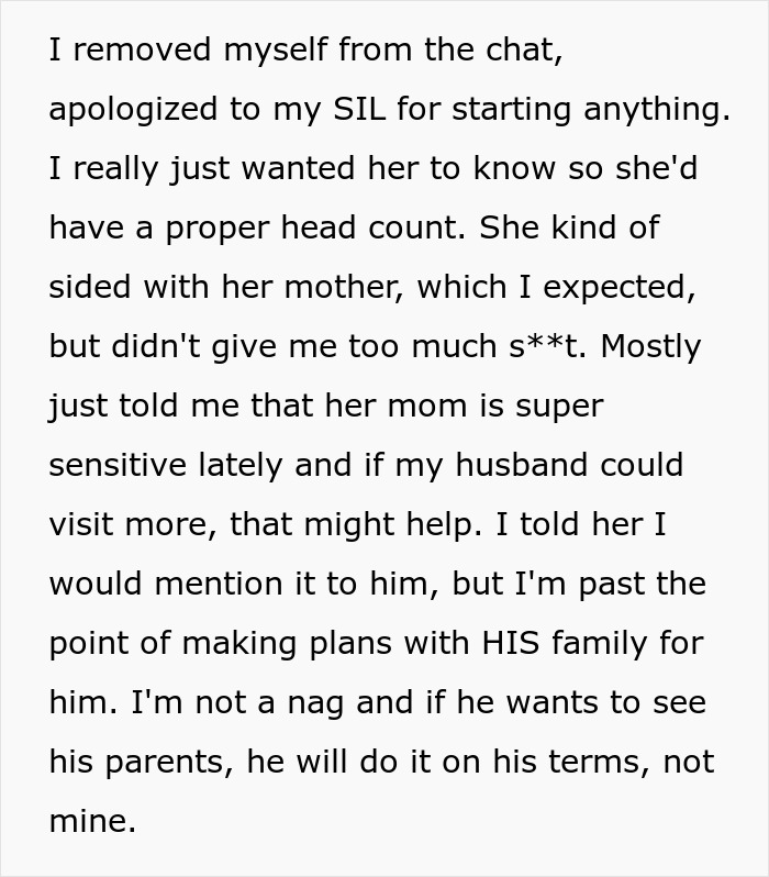 Text excerpt showing a woman discussing family tensions and challenges planning Thanksgiving with her kid and mother-in-law. Text excerpt showing a woman discussing family tensions and challenges planning Thanksgiving with her kid and mother-in-law.