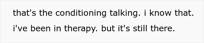 Text image with a quote about therapy and conditioning reflecting emotional struggle and panic mode. Text image with a quote about therapy and conditioning reflecting emotional struggle and panic mode.