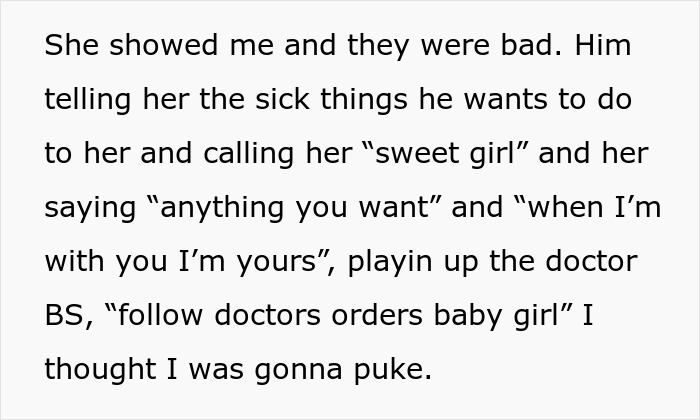 Text excerpt from a personal story about intimacy issues and emotional frustration in a troubled relationship.