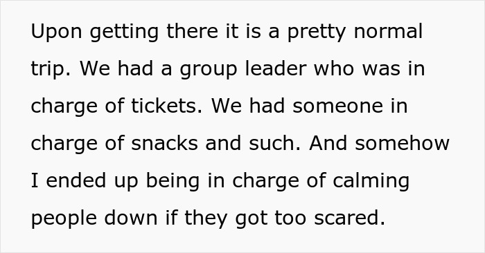 Parents on a haunted hayride leaving their scared kids to be handled by strangers during the spooky event. Parents on a haunted hayride leaving their scared kids to be handled by strangers during the spooky event.
