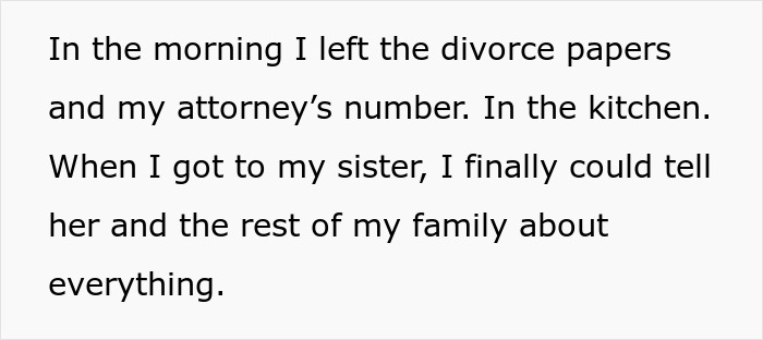 Text excerpt from a woman revealing her supportive, kind, and attentive husband made fun of her to his cheating ex-wife. Text excerpt from a woman revealing her supportive, kind, and attentive husband made fun of her to his cheating ex-wife.