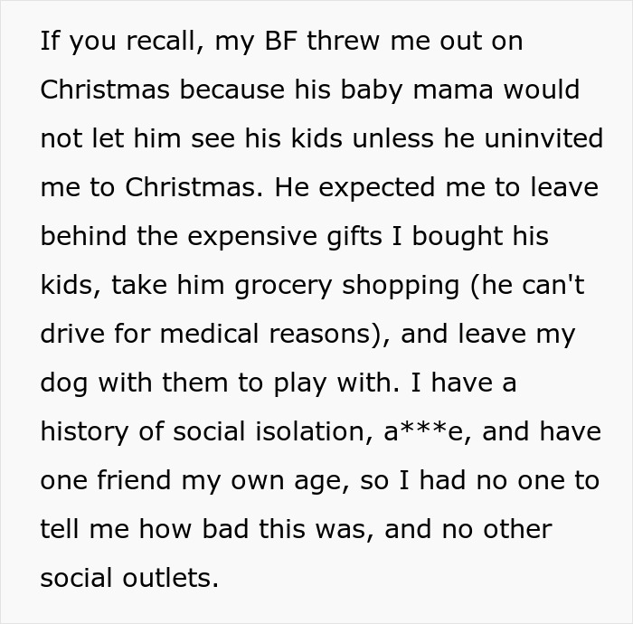 Woman Buys Expensive Gifts For BF’s Kids, Is Told She Can’t Spend Christmas With Them