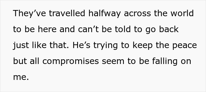 Text excerpt from a pregnant woman expressing frustration and demanding respect from her husband in a tense conversation.