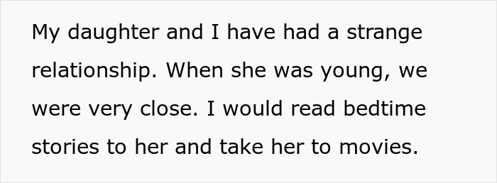 Text describing a man suffering a teen’s rude attitude for years, reflecting on his troubled family relationship.