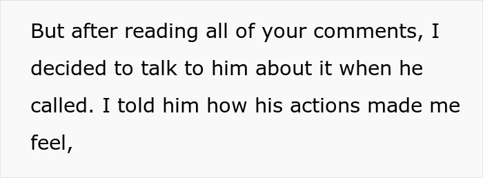 Text excerpt showing a person explaining feelings after a suspicious work trip that made them rethink their relationship. Text excerpt showing a person explaining feelings after a suspicious work trip that made them rethink their relationship.